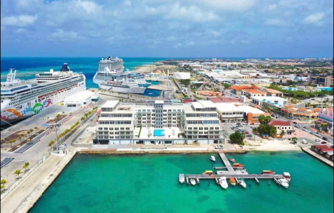 Luxury Condo With Infinity Pool & Ocean View Oranjestad Dış mekan fotoğraf